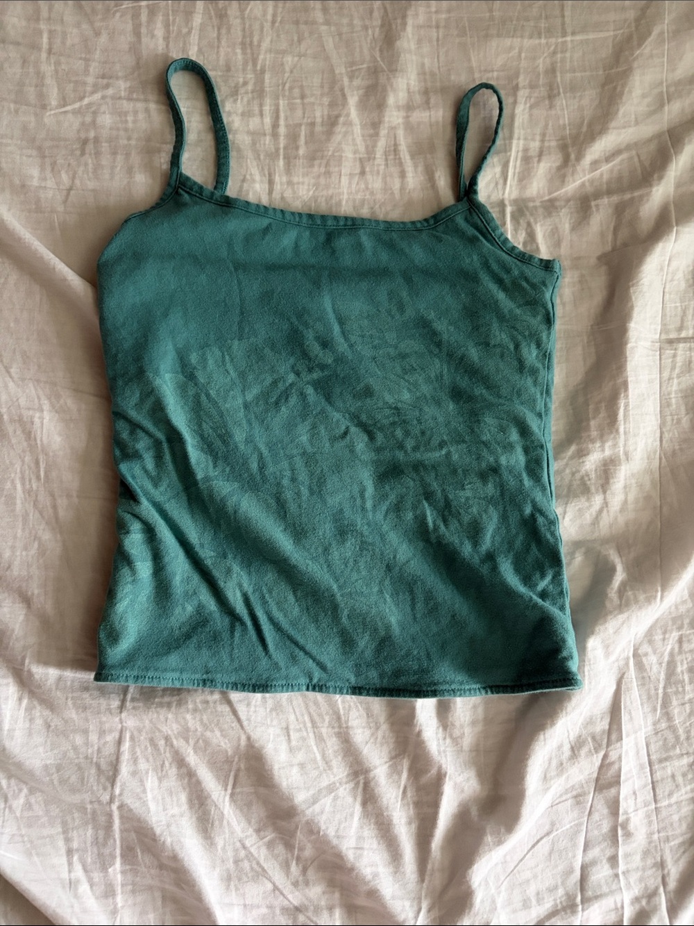 Women’s Teal Spaghetti Strap Tank Top
